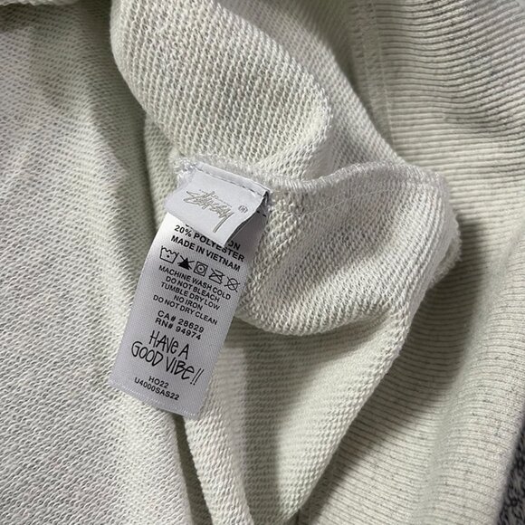Stussy Psychedelic Hoodie In Gray Size L - Picture 8 of 9